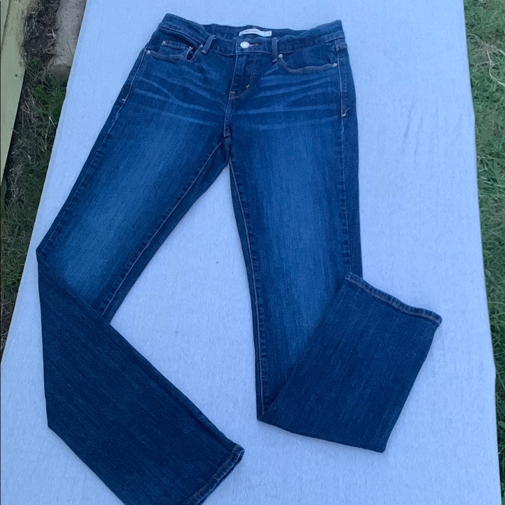Levi's Blue Straight Leg Jeans Classic Denim